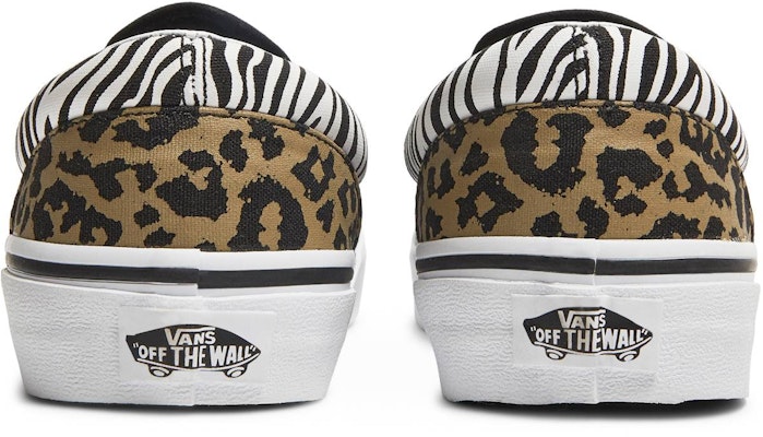 (Kanak-Kanak Sekolah) Vans Classic Slip-On 'Campuran Corak Haiwan' VN0A4UH82JK Details for (Kanak-Kanak Sekolah) Vans Classic Slip-On 'Campuran Corak Haiwan' VN0A4UH82JK