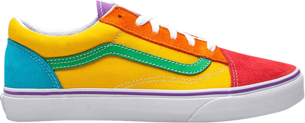 Grade school hotsell rainbow vans