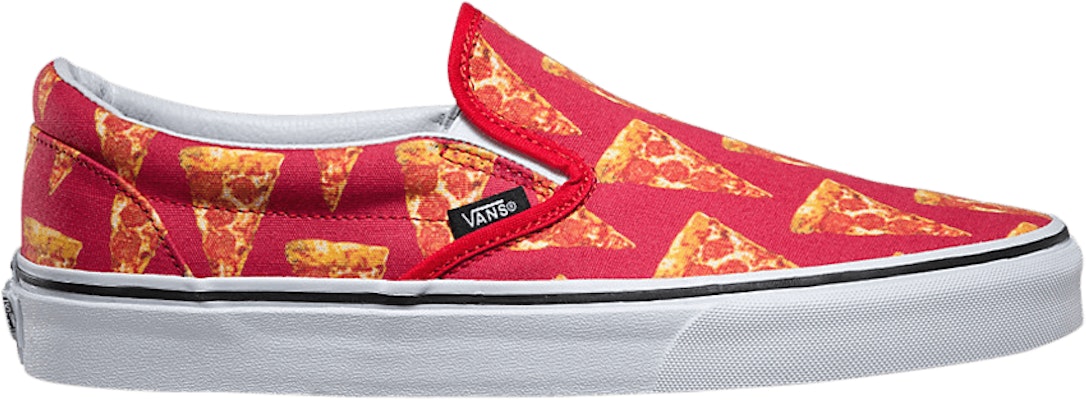 Vans slip online on pizza