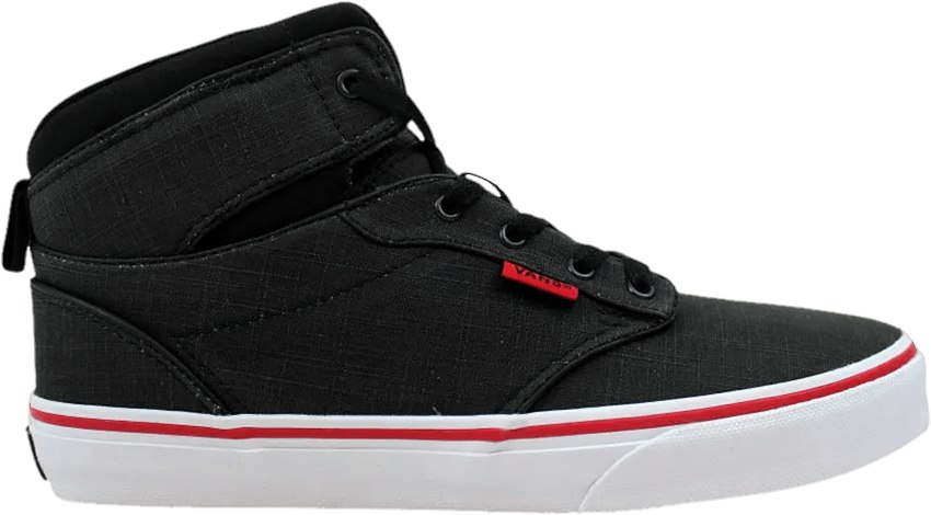 Grade Van (Grade School) Vans Atwood Hi 'Black Red' VN0A38IWMFT - VN0A38IWMFT ...
