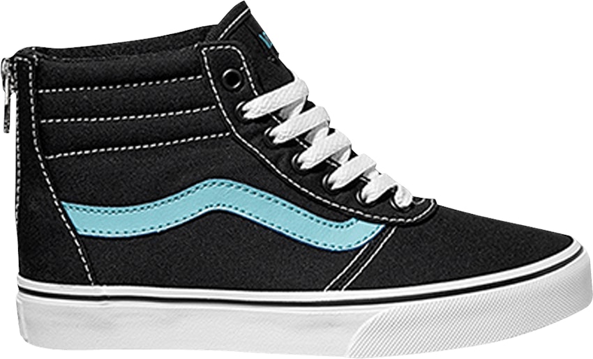 (Grade School) Vans Maddie High Zip 'Black Blue Radiance' VN0A3IT2OD9