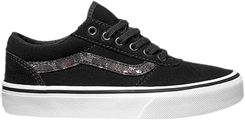 Grade School Vans Maddie Cheetah Black White VN0A3IL136I