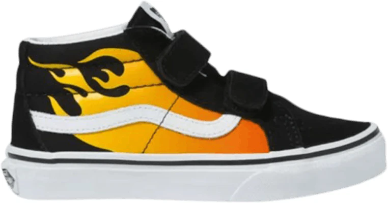 Flame online velcro vans