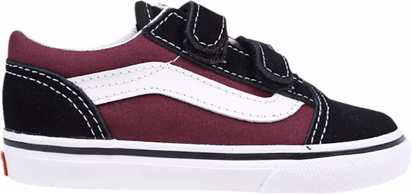 Toddler Vans Old Skool V Pop Burgundy VN0A344KQ7J