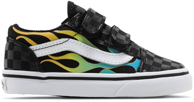 (Toddler) Vans Old Skool V 'Glow Flame' VN0A38JNESY Buy (Toddler) Vans Old Skool V 'Glow Flame' VN0A38JNESY