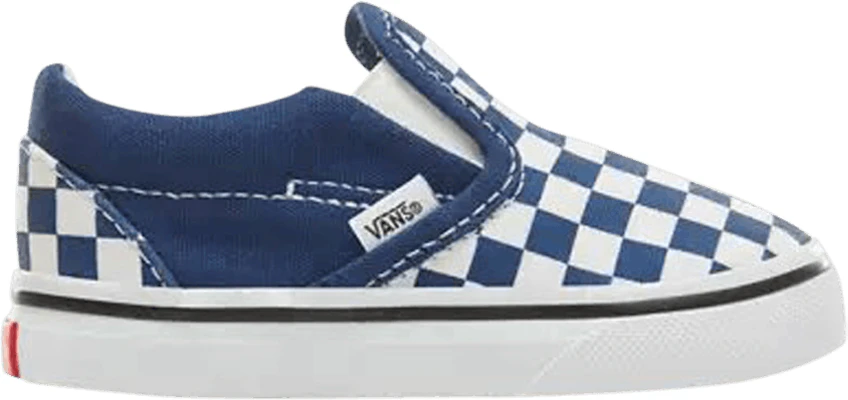 Toddler Vans Classic Slip On Checkerboard Estate Blue