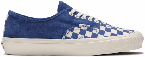 Vans OG Authentic LX 'True Blue Checkerboard Toe' VN0A45JJVQD Vans OG Authentic LX 'True Blue Checkerboard Toe' VN0A45JJVQD