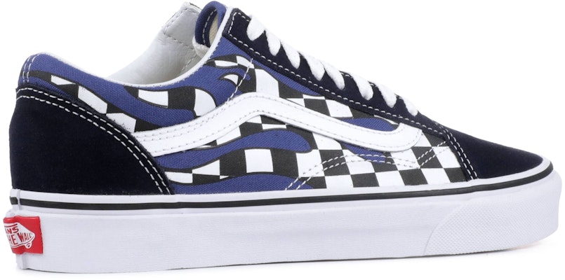 Checker blue vans on sale