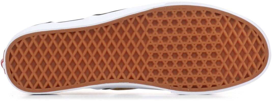 Vans Classic Slip On 'Cuadros Ocre' VN0A38F7QCP Shop Vans Classic Slip On 'Cuadros Ocre' VN0A38F7QCP