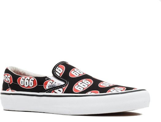 Supreme x vans clearance slip-on 666