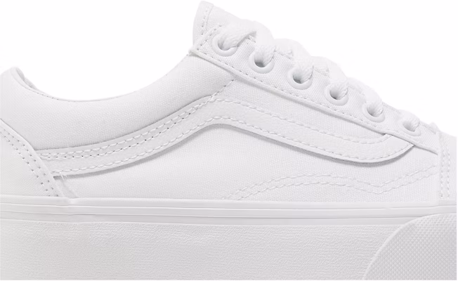 (Women) Vans Old Skool Platform 'True White' VN0A3B3UW00 Order (Women) Vans Old Skool Platform 'True White' VN0A3B3UW00