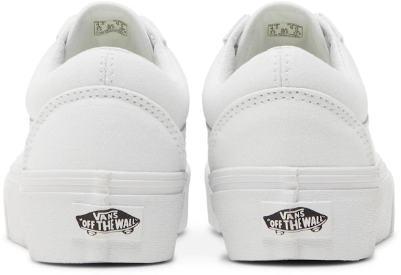(Women) Vans Old Skool Platform 'True White' VN0A3B3UW00 Details for (Women) Vans Old Skool Platform 'True White' VN0A3B3UW00