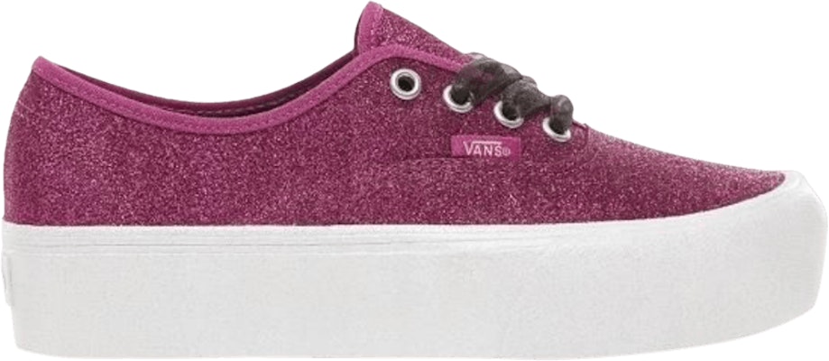 Vans platform discount glitter