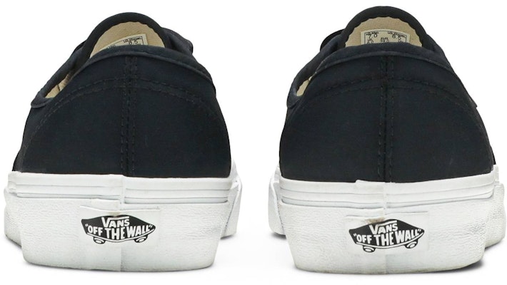 (W) Vans オーセンティック サテンラックス ブラック (Vans Authentic Satin Lux Black) VN0A38EMQ9I Details for (W) Vans オーセンティック サテンラックス ブラック (Vans Authentic Satin Lux Black) VN0A38EMQ9I