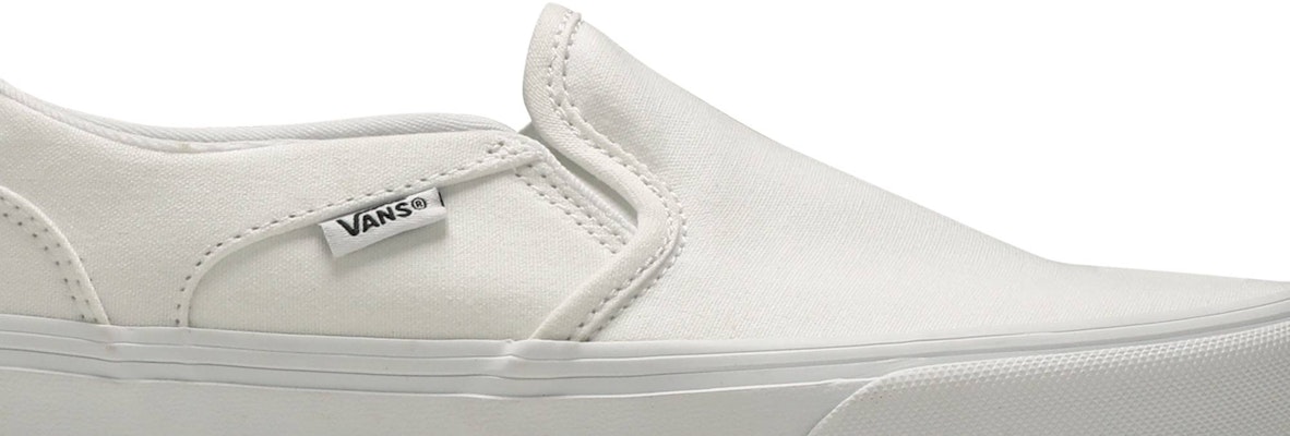 (Women) Vans Asher 'White Canvas' VN0A32QMI7Q Order (Women) Vans Asher 'White Canvas' VN0A32QMI7Q