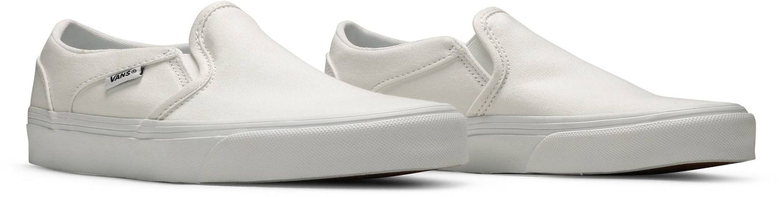 (Women) Vans Asher 'White Canvas' VN0A32QMI7Q Cheap (Women) Vans Asher 'White Canvas' VN0A32QMI7Q