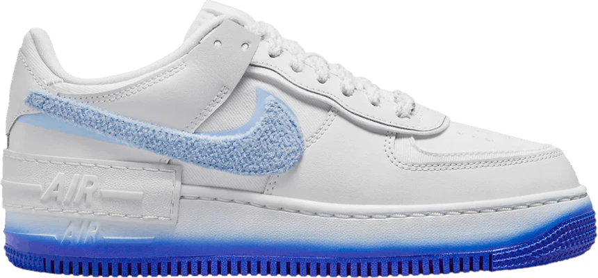 Nike air force 1 2025 blue swoosh