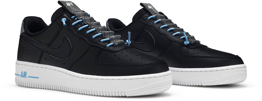 Nike air force 2025 1 low black reflective