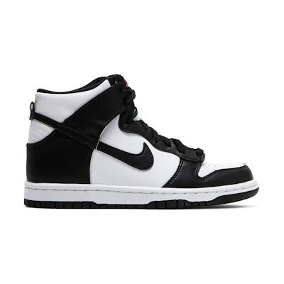 (GS) Nike Dunk High 'Black White'