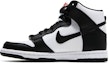 Lookbook (Nilai Sekolah) Nike Dunk High 'Hitam Putih' 308319-124