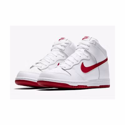 Nike Dunk High 'White Gym Red'