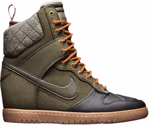 Women Nike Dunk Sky High SneakerBoot 2.0 Dark Loden Anthracite