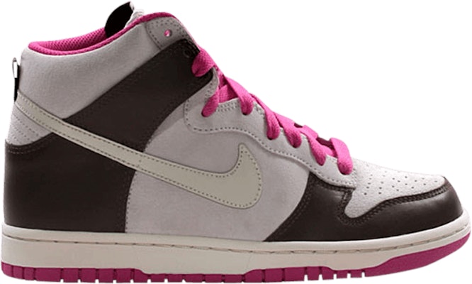 Nike dunk sb high top chocolate pink
