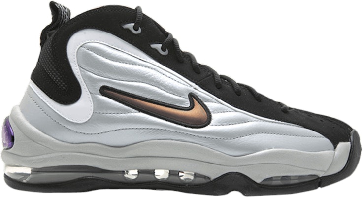 Nike Air Total Max Uptempo Metallic Silver Black 366724 001