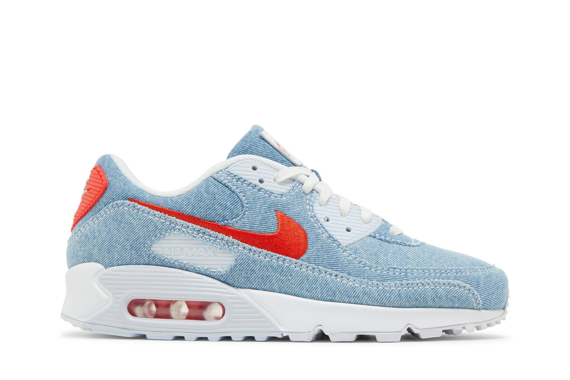 nike air max 90 denim blue