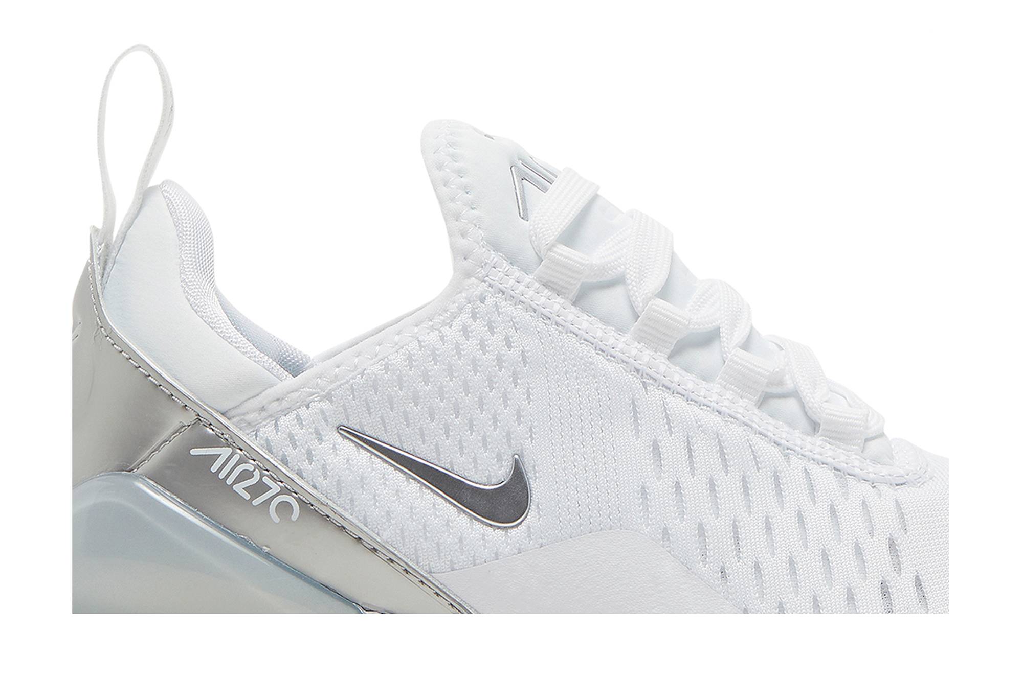 pure white nike air max 270