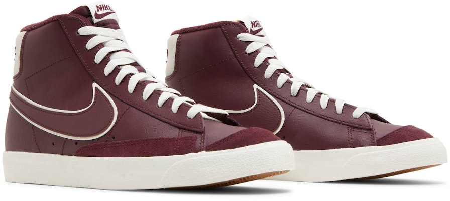 Nike Blazer Mid '77 Premium 'College Pack - Night Maroon' Malam Marun DQ7672-600 Cheap Nike Blazer Mid '77 Premium 'College Pack - Night Maroon' Malam Marun DQ7672-600