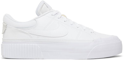 (Women) Nike Court Legacy Lift 'Triple White' DM7590-101 (Women) Nike Court Legacy Lift 'Triple White' DM7590-101