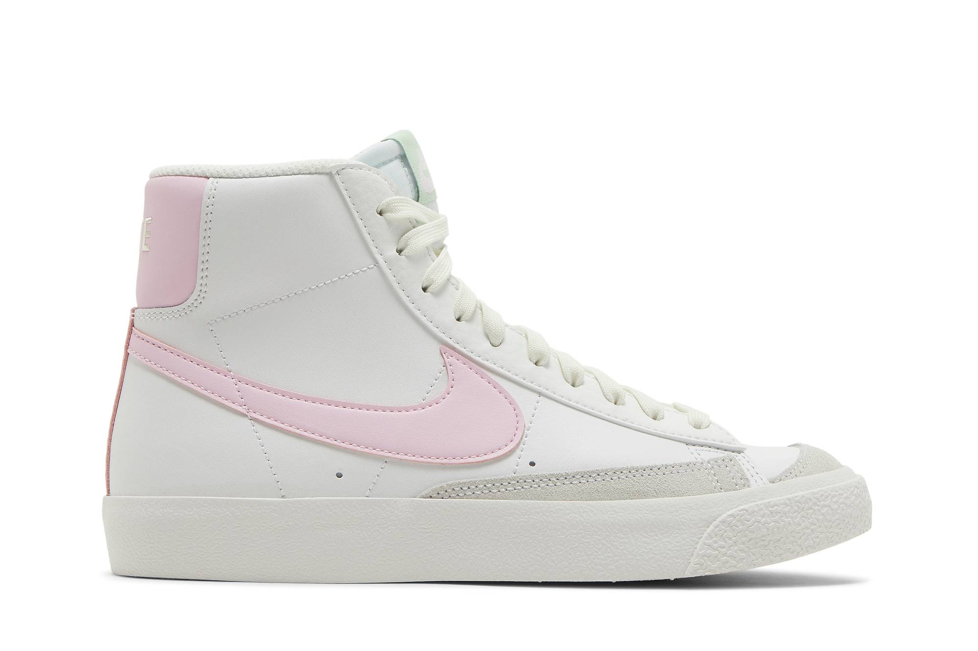 nike blazer pink and white