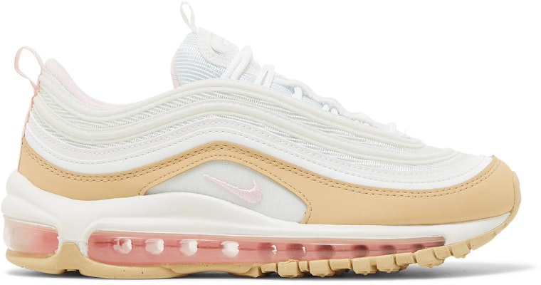 Grade School Nike Air Max 97 Sesame Pink Foam 921522 113