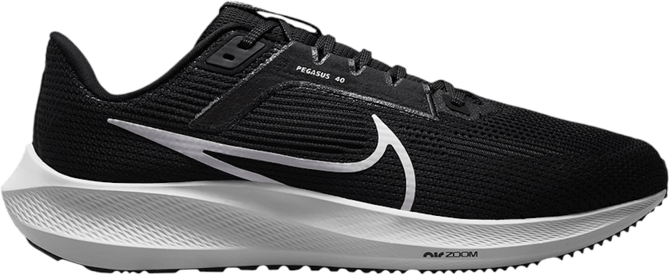 Nike Air Zoom Pegasus 40 Wide 'Black White' DV7480‑001 - DV7480-001 ...