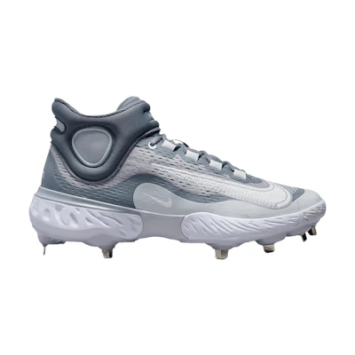 Nike Alpha Huarache Elite 4 Mid 'Wolf Grey White'