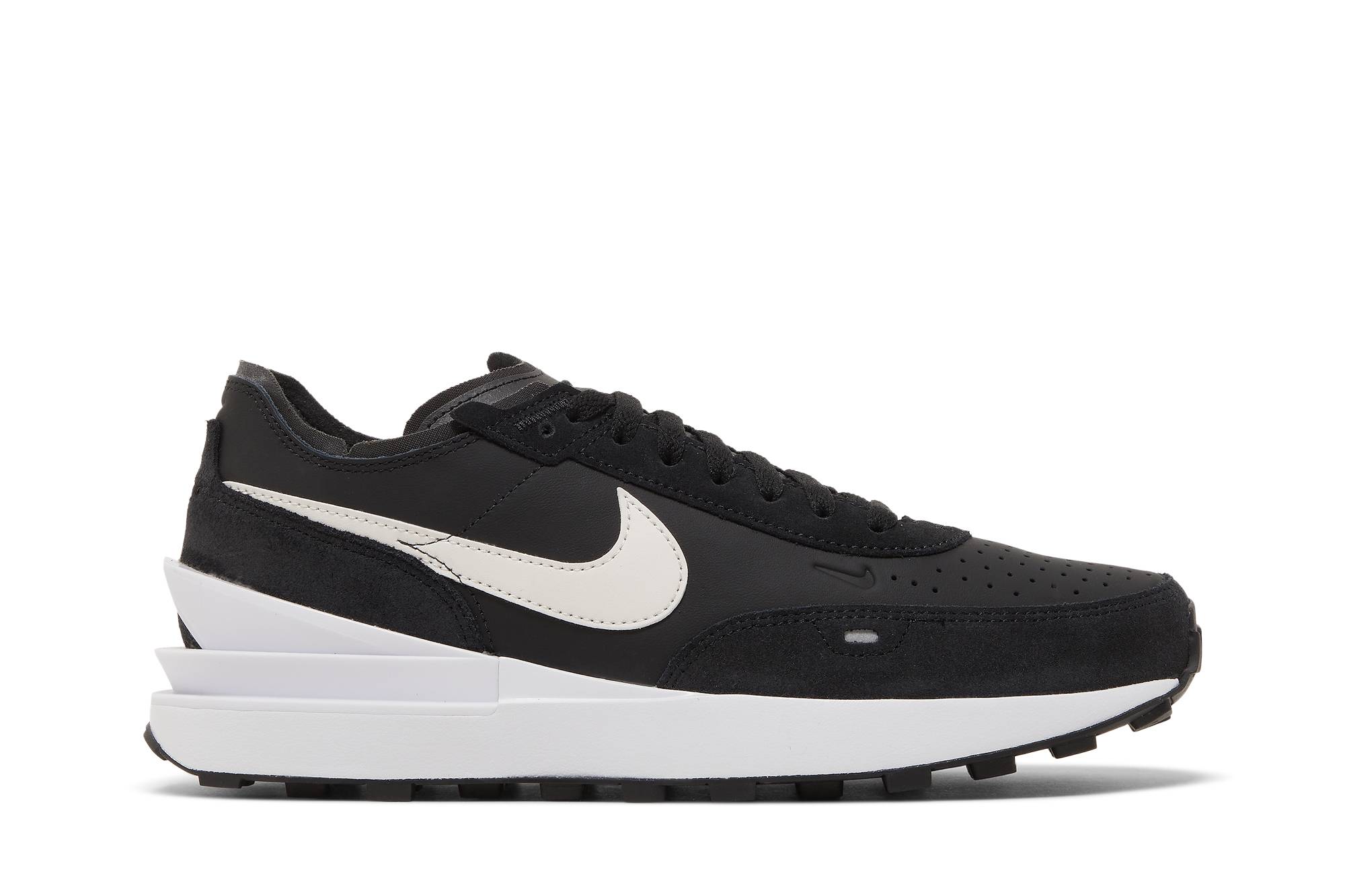 Nike Waffle One Leather 'Black White' DX9428001 Novelship