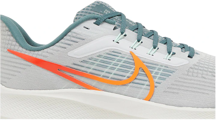 Nike Air Zoom Pegasus 39 4E Wide Pure Platinum Total Orange