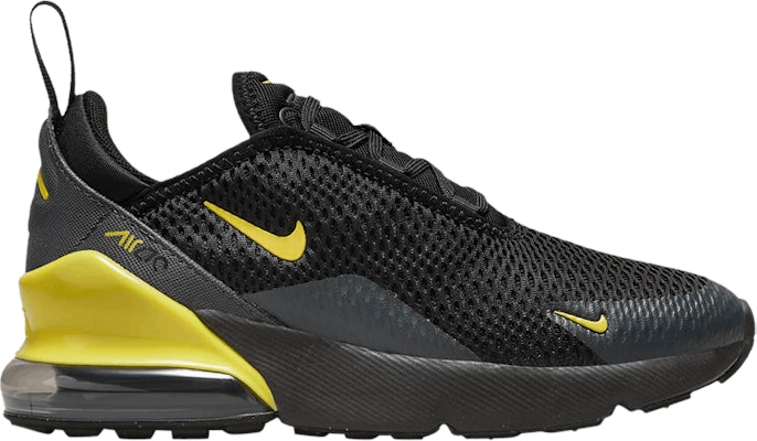 Black and yellow sales air max 270