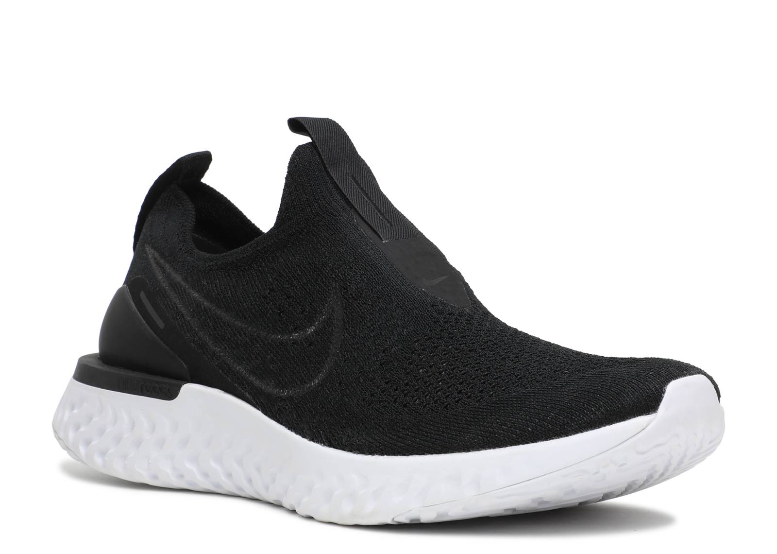 nike epic phantom react flyknit all black