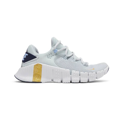 (W) Nike Free Metcon 4 'Pure Platinum Metallic Gold Coin'