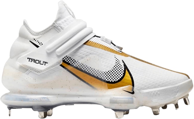 Nike Force Zoom Trout 7 Pro Mid 'White Metallic Gold' CI3134-106 Buy Nike Force Zoom Trout 7 Pro Mid 'White Metallic Gold' CI3134-106