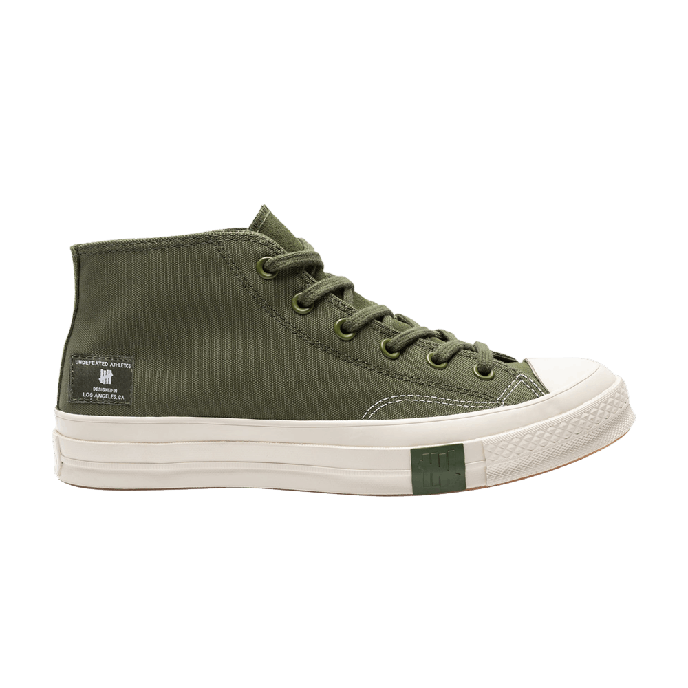 UNDEFEATED x Converse Chuck 70 Mid 'Chive Parchment' A02143C