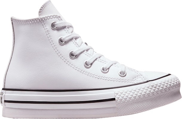 Chuck taylor platform white 2025 leather
