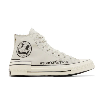Converse Chuck 70 Hacked Heel High 'Tear Away - Light Bone'