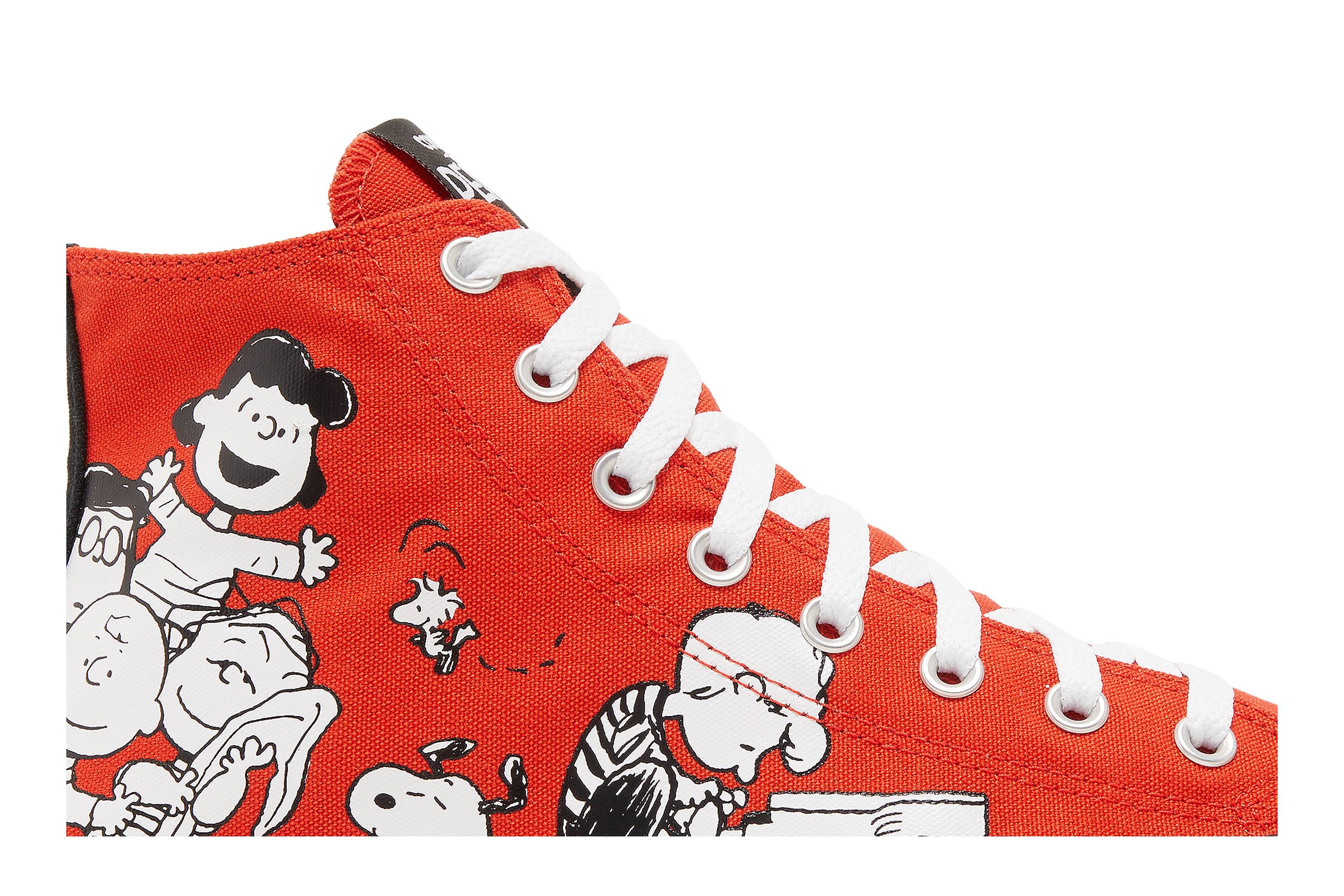 Order 피너츠 x 컨버스 척 테일러 올스타 하이 '스누피와 친구들' A02573F