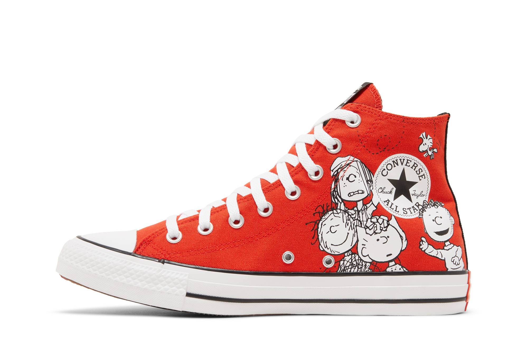 Lookbook 피너츠 x 컨버스 척 테일러 올스타 하이 '스누피와 친구들' A02573F