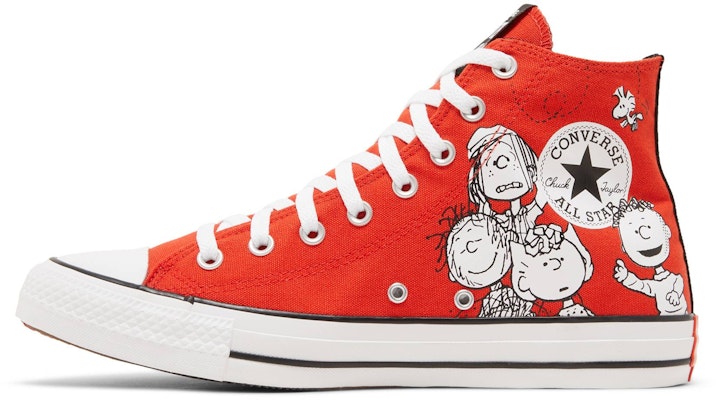 Peanuts x Converse Chuck Taylor All Star High 'Snoopy and Friends ...