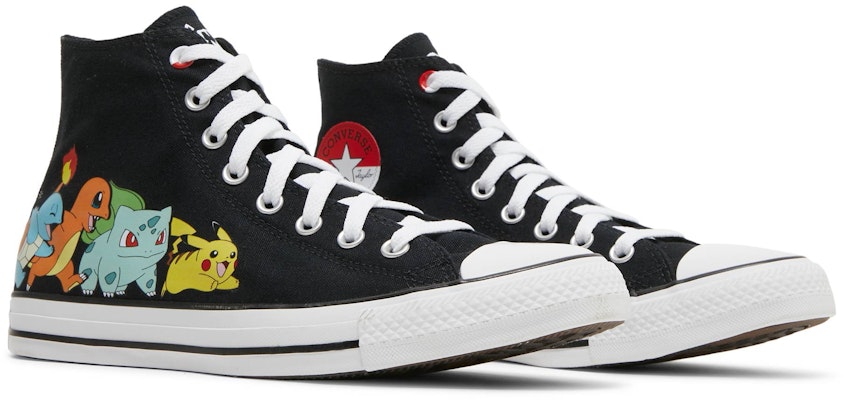 宝可梦 x 匡威 Chuck Taylor All Star 高帮 '初始伙伴' A01089C Cheap 宝可梦 x 匡威 Chuck Taylor All Star 高帮 '初始伙伴' A01089C