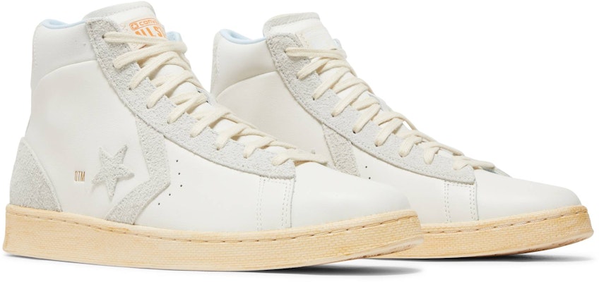 Size 12 - Converse P.J. Tucker x Pro Leather High Vintage White for sale  online